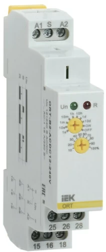 Реле задержки выключения ORT. 2 конт. 12-240 В AС/DC IEK