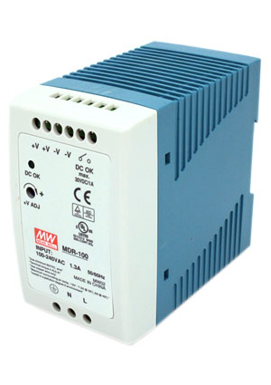 Источник питания 24В,4А, 96 Вт MDR-100-24