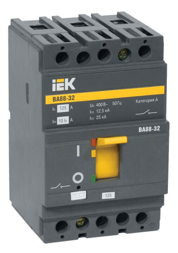 Авт.выкл. ВА88-32 3Р 125А 25кА IEK