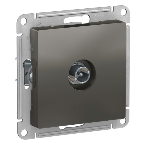 Розетка TV оконечная 1DB, механизм, СТАЛЬ