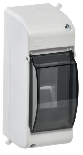 Корпус пластиковый КМПн 2/2 IP30 белый KREPTA 3 IEK