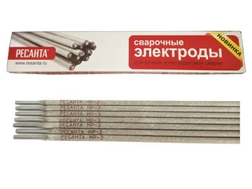 Электроды МР-3 Ф 2,5 Пачка 1кг Ресанта