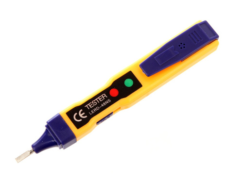 Тестер напряжения бесконтактный до 1000V, желтый, TST1000-1