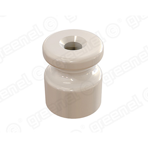 Изолятор керамический  для наружного монтажа белый (24шт/уп)