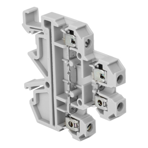 Клемма винтовая двухуровневая JXB 4 мм2 4 вывода серая EKF