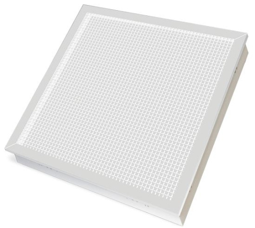 Панель ЛЕД офис LP-eco-ПРИЗМА 36Вт 230В 6500К 3000Лм 595х595х25мм без ЭПРА БЕЛАЯ IP40 