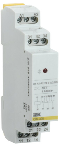 Промежут. реле.OIR 3 конт (8А). 24 В AC/DC IEK