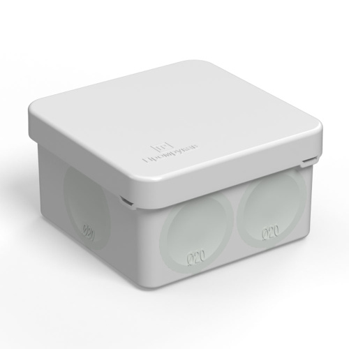 Коробка распределительная 60-0300м для п/м двухкомп безгалогенная (HF) 100х100х50 (66шт/кор) 