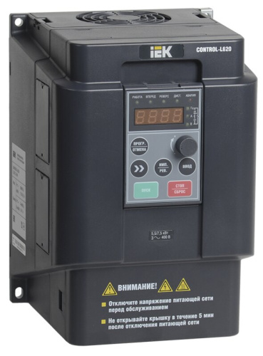 Преобразователь частоты CONTROL-L620 380В, 3Ф 4-5,5 kW IEK