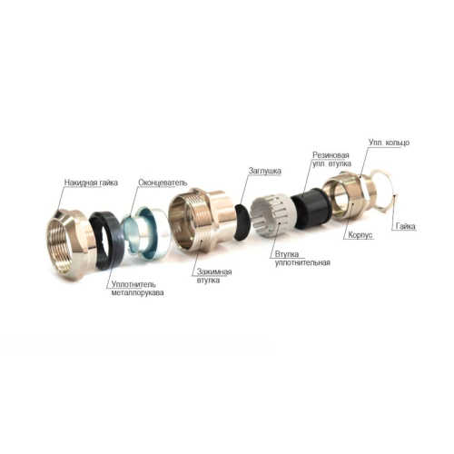 Кабельный ввод ВК-М40-25-МР38 IP66/IP67/IP68 ГОФРОМАТИК