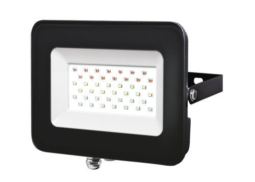 Прожектор светодиодный СДО PFL- 30W RGB BL  IP65 Прожектор ЧЕРНЫЙ  Jazzway