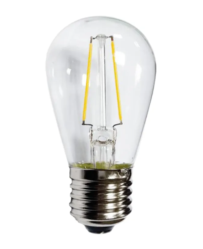 Ретро лампа Filament ST45 E27, 2W, 230В Теплая белая 3000K  601-801