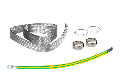 Непаянный комплект заземления НКЗ-С (70-120) L=600мм плоский