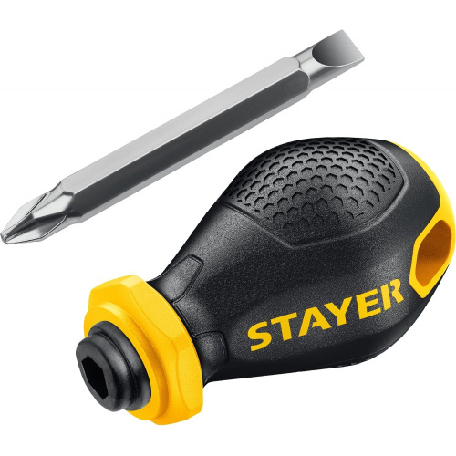 STAYER MAXFIX 32 мм переставная отвертка PH2/SL6