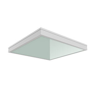 Светильник светодиодный "ВАРТОН" медицинский накладной 595*595*55мм с защитным силикатным стеклом 36