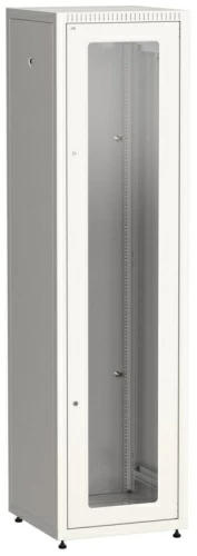Шкаф LINEA E 42U 600х600мм двери 2шт стек. и метал. сер. ITK