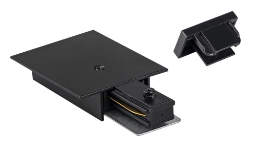 Аксессуар к шинопроводу PTR/R EC-BL Комплект торцевых элементов чёрный (встраиваемый Jazzway