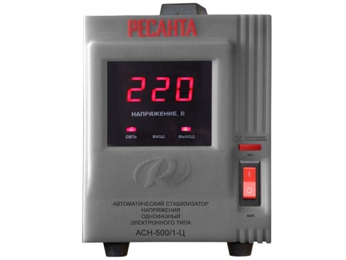 Стабилизатор АСН-500/1-Ц Ресанта 