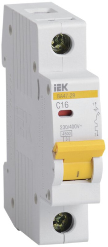 Автоматический выключатель ВА47-29 1P C 16А 4,5кА KARAT IEK