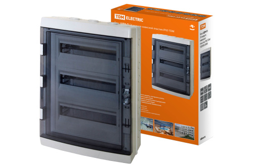 Бокс ЩРН-П-54 модуля навесной пластик IP65 TDM 0908-0008