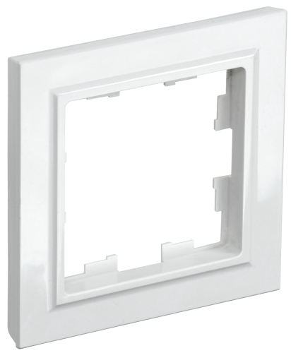 Рамка 1-местная РУ-1-БрБ белый