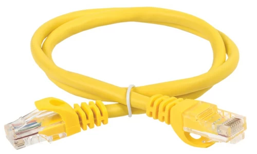 Коммутационный шнур (патч-корд), кат.5Е UTP, PVC, 10м, желтый