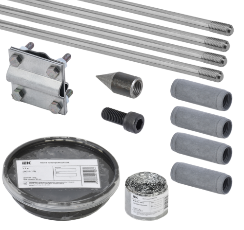 Комплект заземления 6/16 оцинкованная сталь IEK