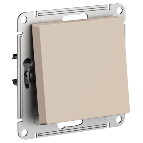 Выключатель 1-клавишный, сх.1, 10АХ, механизм, ПЕСОЧНЫЙ, ATLASDESIGN