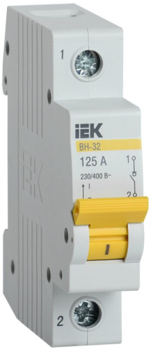 Выключатель нагрузки (мини-рубильник) ВН-32 1P 125А KARAT IEK