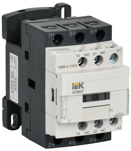 Контактор КМИ-А-11812 LC1D 18А 400В/АС3 1NO/1NC ARMAT IEK