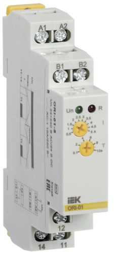 Реле тока ORI. 0,5-5 А. 24-240 В AC / 24 В DC IEK