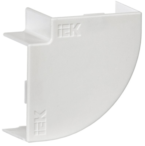 Поворот на 90град КМП 15х10 белый (4шт/компл) ELECOR IEK