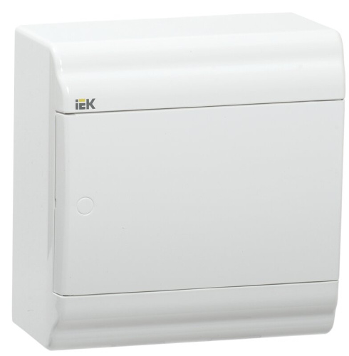 Корпус пластиковый ЩРН-П-6 модулей навесной белый/белая дверь IP41 PRIME IEK