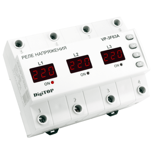 Реле напряжения Vp-3F63A DigiTop