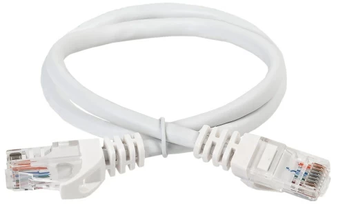 Коммутационный шнур (патч-корд), кат.5Е UTP, 1,5м, белый ITK