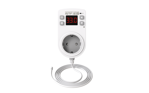 Терморегулятор розеточный RE ТР-16 2м
