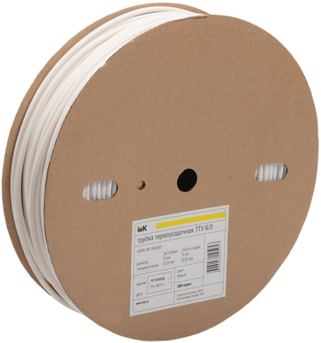 Трубка термоусадочная ТТУ нг-LS 20/10 зеленая (100м/упак) IEK