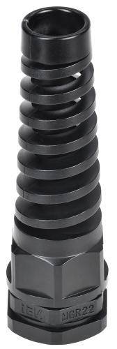 Сальник MGR 22 с гибким отводом d=10-14мм IP68 черный IEK