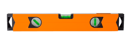 Уровень алюминиевый "Магнитный" 400мм, фрезерованный, 3 глазка (1 зеркальный) Вихрь 