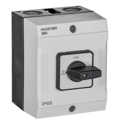 Переключатель кулачковый в боксе стандартная рукоятка 40А схема 10 IEK