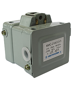 Электромагнит МИС-2100 ЕУ3, 220В, тянущее исполнение, ПВ 100%, IP20, с жесткими выводами,