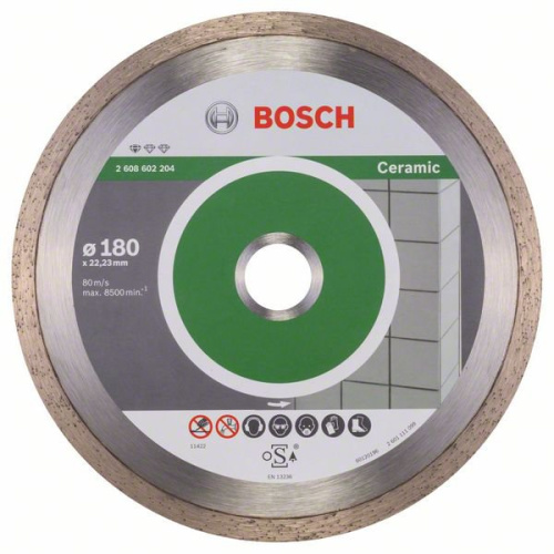 Алмазный диск Standard for Ceramic 180-22,23 Bosch