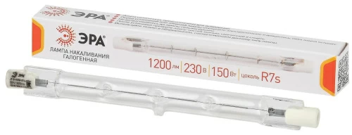 Лампа галогенная J118-150W-R7s-230V  ЭРА (галоген, J118, 150Вт, нейтр, R7s)