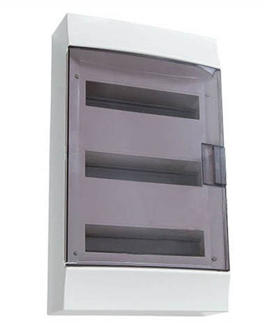 Бокс настенный 54м дверь прозрачная  ABB Mistral41 