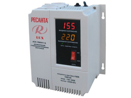 Стабилизатор АСН-1500 Н/1-Ц LUX Ресанта 