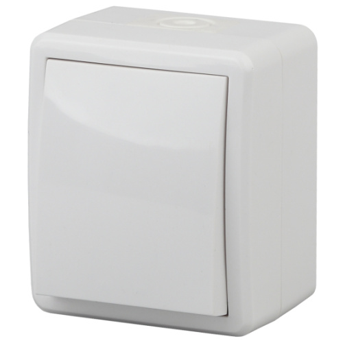 Переключатель ЭРА Эксперт 11-1403-01 IP54 10АХ-250В ОУ белый