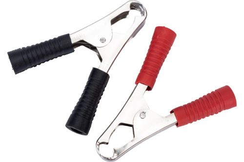 Зажим крокодил, длина 105мм, ток 100A, 2 шт., пакет БОПП REXANT